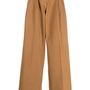 Gabriele Pasini Wide leg cotton trousers