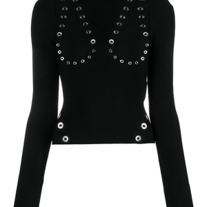 Off White Fashion High neck viscose sweater