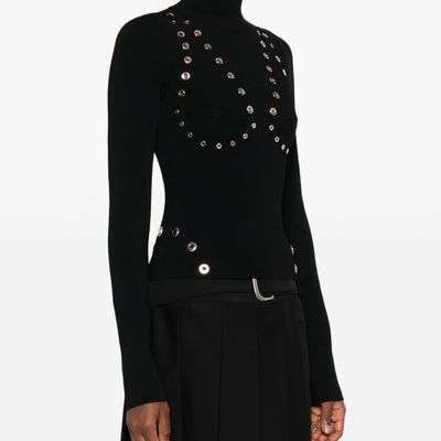 Off White Fashion High neck viscose sweater
