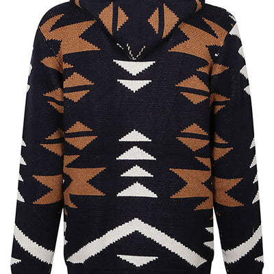 Tooco Ethnic print cardigan