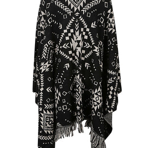 Tooco Ethnic print jacquard cardigan