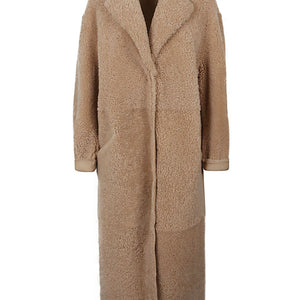 Enes Allegra leather long coat