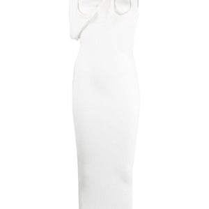 The Attico Ribbed jersey midi dress - Runway