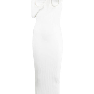 The Attico Ribbed jersey midi dress - Runway