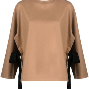 Erika Cavallini Semi-Couture Nara wool blend blouse