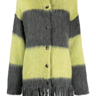Etro Long striped cardigan