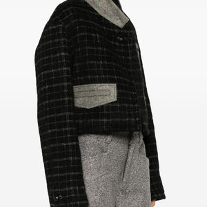 Etro Checked crop jacket