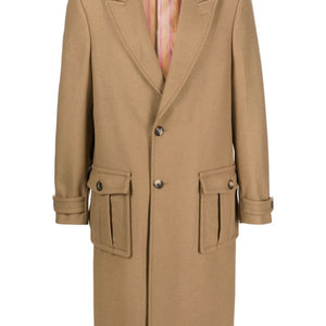 Etro Single-breasted wool-blend coat