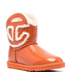 UGG X Telfar Logo Mini Crinkle Boots