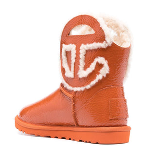 UGG X Telfar Logo Mini Crinkle Boots