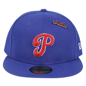 New Era Philadelphia Phillies 59FIFTY MLB Cooperstown Pin Pack Royal Cap