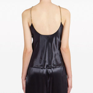 Ferragamo Satin sleeveless top