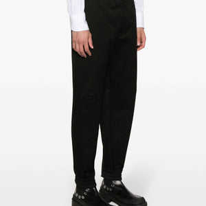 Alexander McQueen Tapered-leg cotton trousers