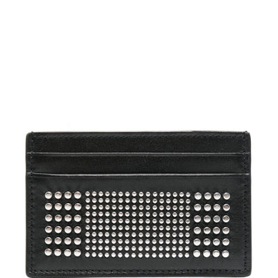 Alexander McQueen Studded leather card case