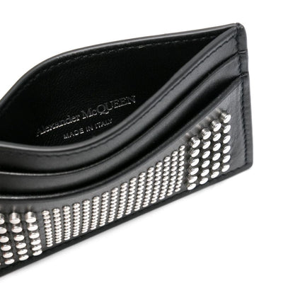 Alexander McQueen Studded leather card case