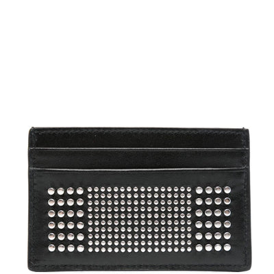 Alexander McQueen Studded leather card case