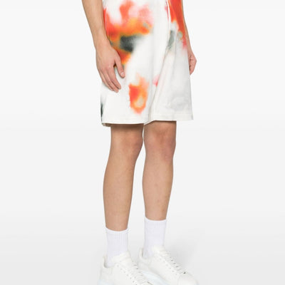 Alexander McQueen Tie-dye bermuda shorts