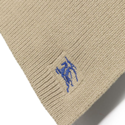 Burberry EKD-embroidered cashmere scarf