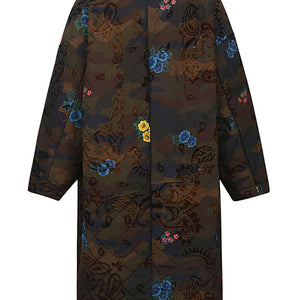 Konrad Petra camouflage print ovesized coat