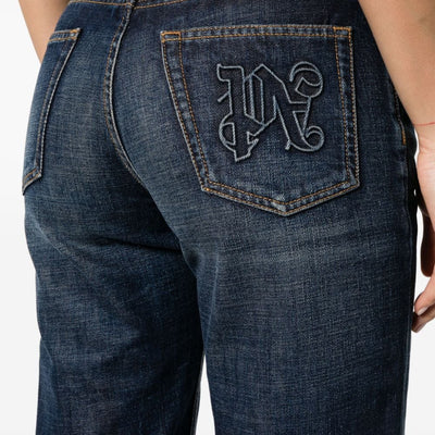 Palm Angels Straight leg denim jeans