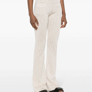 Palm Angels Monogram jacquard knit trousers