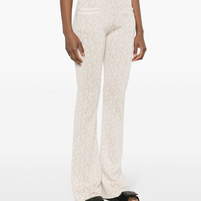 Palm Angels Monogram jacquard knit trousers