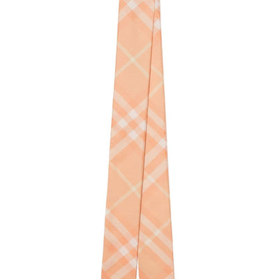 Burberry Skinny Check Silk Scarf