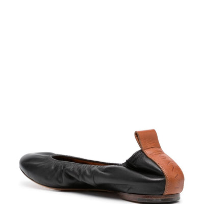 Lanvin Leather Ballerina Shoes