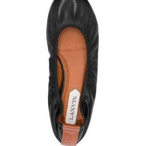 Lanvin Leather Ballerina Shoes