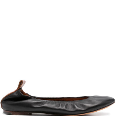 Lanvin Leather Ballerina Shoes