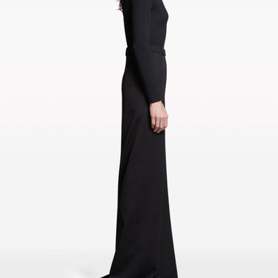 Balenciaga slit tailored maxi skirt