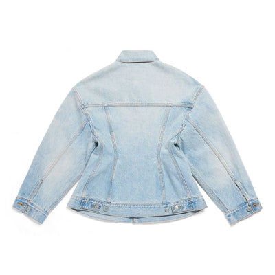 Balenciaga Hourglass silhouette denim jacket