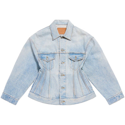 Balenciaga Hourglass silhouette denim jacket