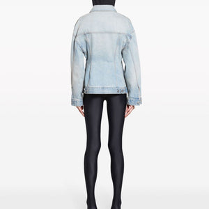 Balenciaga Hourglass silhouette denim jacket