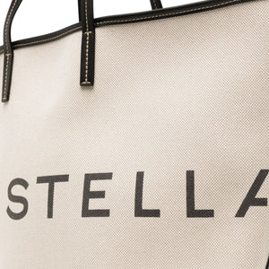Stella McCartney Logo canvas tote bag