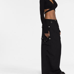 Coperni Tailored cargo maxi skirt