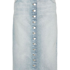 Courreges Pre Denim midi skirt