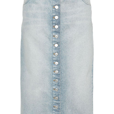 Courreges Pre Denim midi skirt