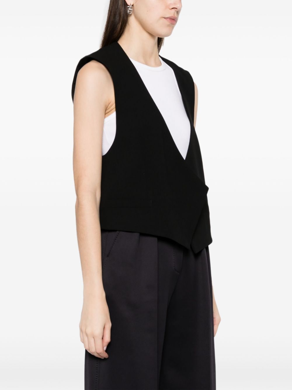 Ami Paris Wool sleeveless jacket