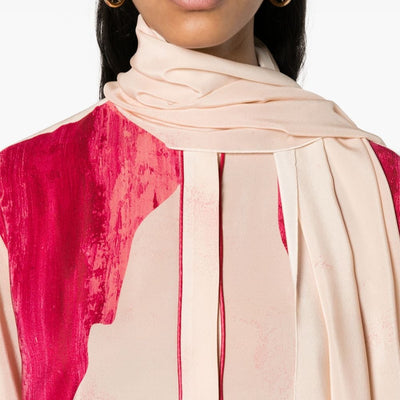 F.R.S . Printed crepe de chine shirt