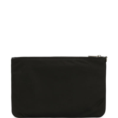 Dolce & Gabbana Nylon pouch with rubberized logo