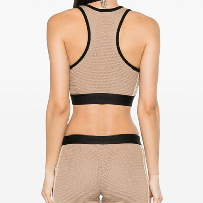 Palm Angels Knitted cropped top