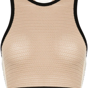 Palm Angels Knitted cropped top