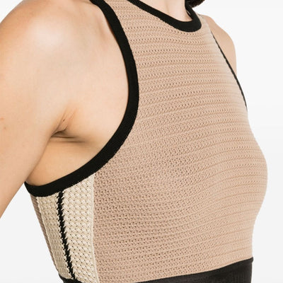 Palm Angels Knitted cropped top