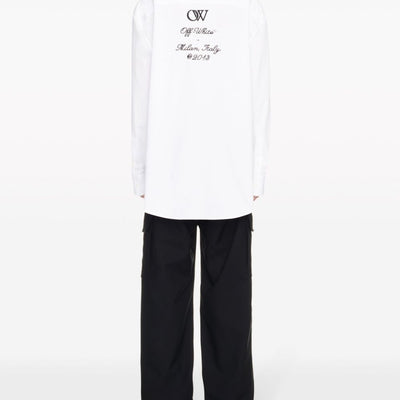 Off White Shirt with embroidery