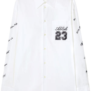 Off White Shirt with embroidery