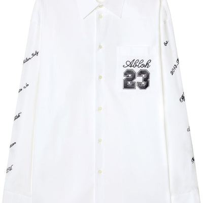 Off White Shirt with embroidery