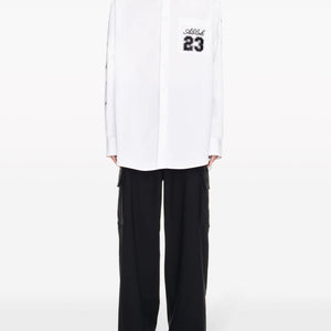 Off White Shirt with embroidery