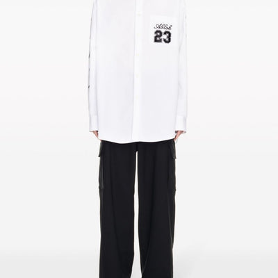 Off White Shirt with embroidery