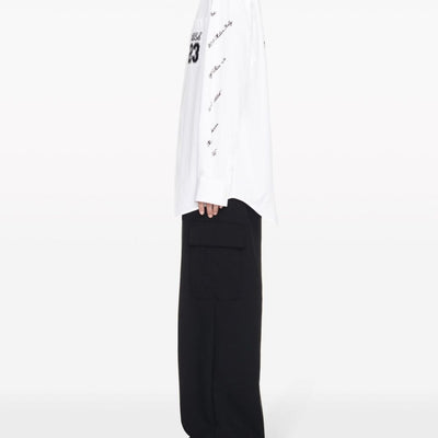 Off White Shirt with embroidery